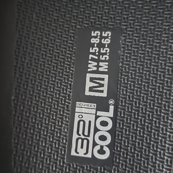 32° Degree Cool Black Open-Toe Slides - Picture 3 of 4